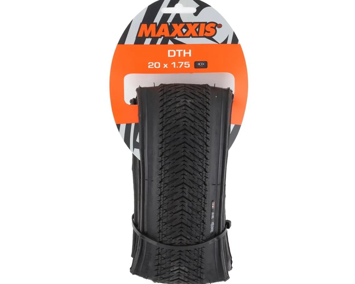 Maxxis Tires|DTH BMX Tire (Black) (20") (1.75") (406 ISO) (Folding) (Dual/EXO)