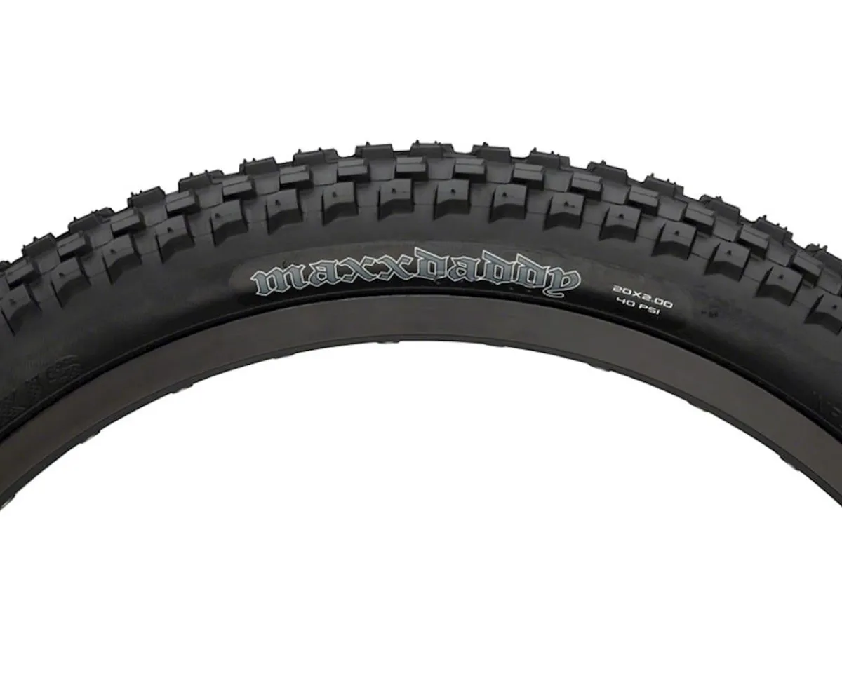 Maxxis Tires|Holiday Shopping|MaxxDaddy BMX Tire (Black (20") (2.0") (406 ISO) (Wire) (Single Compound)
