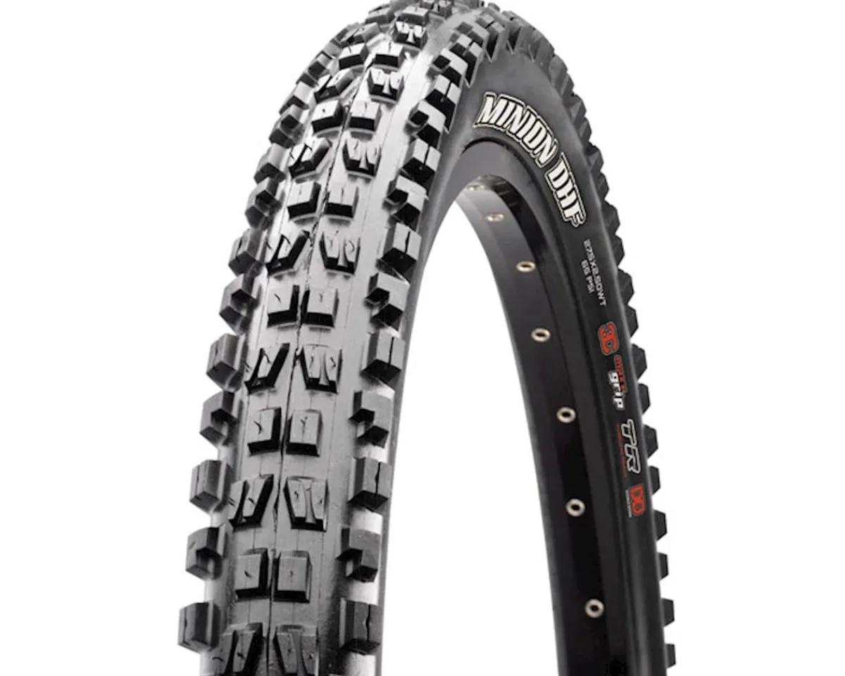 Maxxis Tires|Minion DHF Mountain Tire (Black) (Wire) (26") (2.5") (Single Compound) (Tube Type)