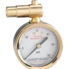 Meiser Pumps & Co2|Pumps & Co2|Presta-Valve Dial Gauge w/ Pressure Relief (30psi)