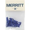 Merritt Wheels & Parts|14G Alloy Nipples (Blue) (Bag of 40)