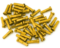 Merritt Wheels & Parts|14G Alloy Nipples (Bright Gold) (Bag of 40)