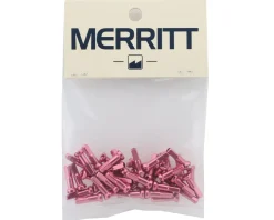 Merritt Wheels & Parts|14G Alloy Nipples (Pink) (Bag of 40)
