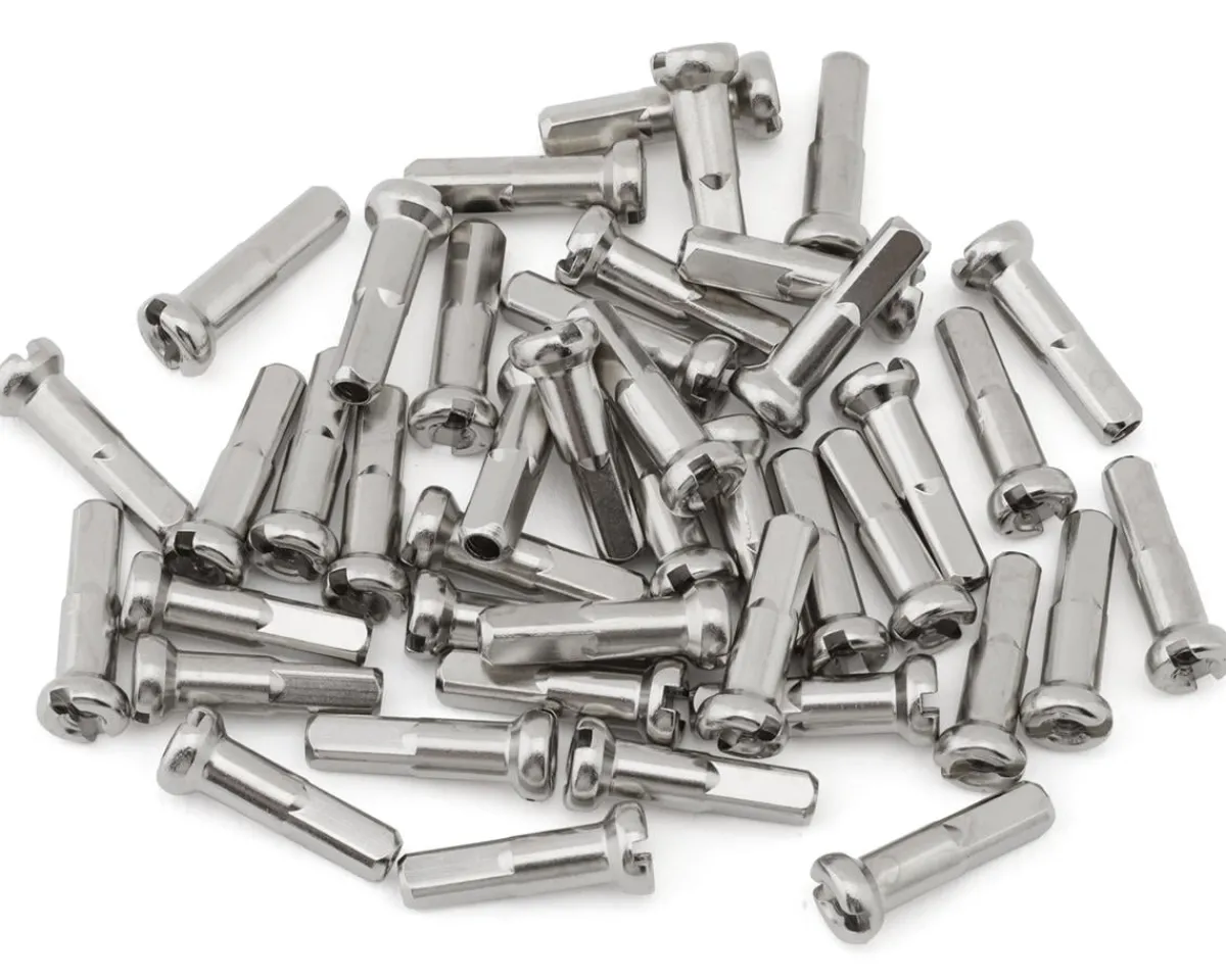 Merritt Wheels & Parts|14G Alloy Nipples (Silver) (Bag of 40)