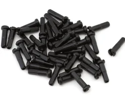 Merritt Wheels & Parts|14G Brass Nipples (Black) (Bag of 40)