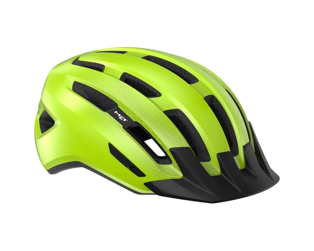 Met Helmets|High Vis & Reflective|Downtown MIPS Hel (Fluo Yellow) (S/M)