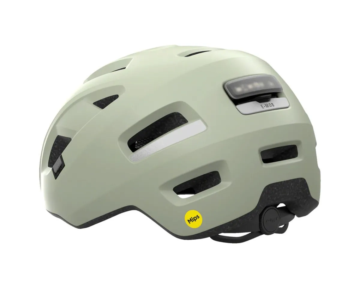 Met Helmets|Women'S|E-Mob MIPS Hel (Moss Grey/Matte) (L)