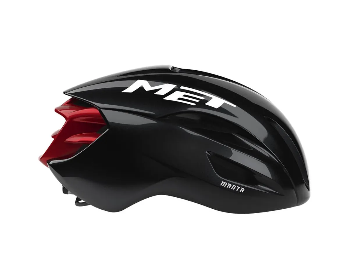 Met Helmets|Helmets|Manta MIPS Hel (Black/Red Glossy) (L)