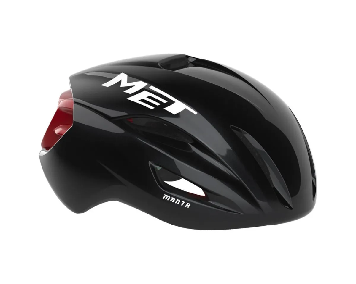 Met Helmets|Helmets|Manta MIPS Hel (Black/Red Glossy) (L)