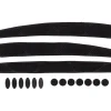Met Helmets|Helmets|Miles/Downtown Hel Comfort Padding Set (Black)