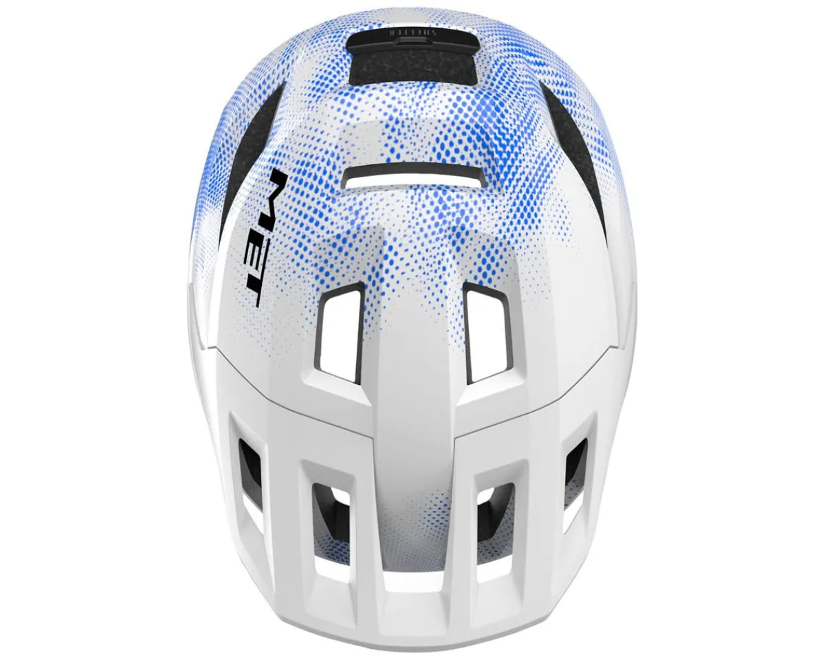 Met Helmets|Youth & Kids|Shelter Youth Hel (White/Blue) (Universal Youth)