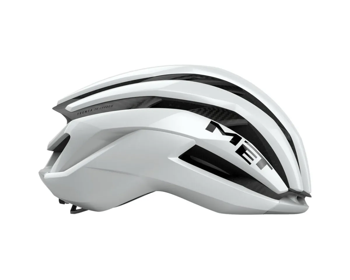 Met Helmets|Women'S|Trenta 3K Carbon MIPS Road Hel (White Gloss) (M)