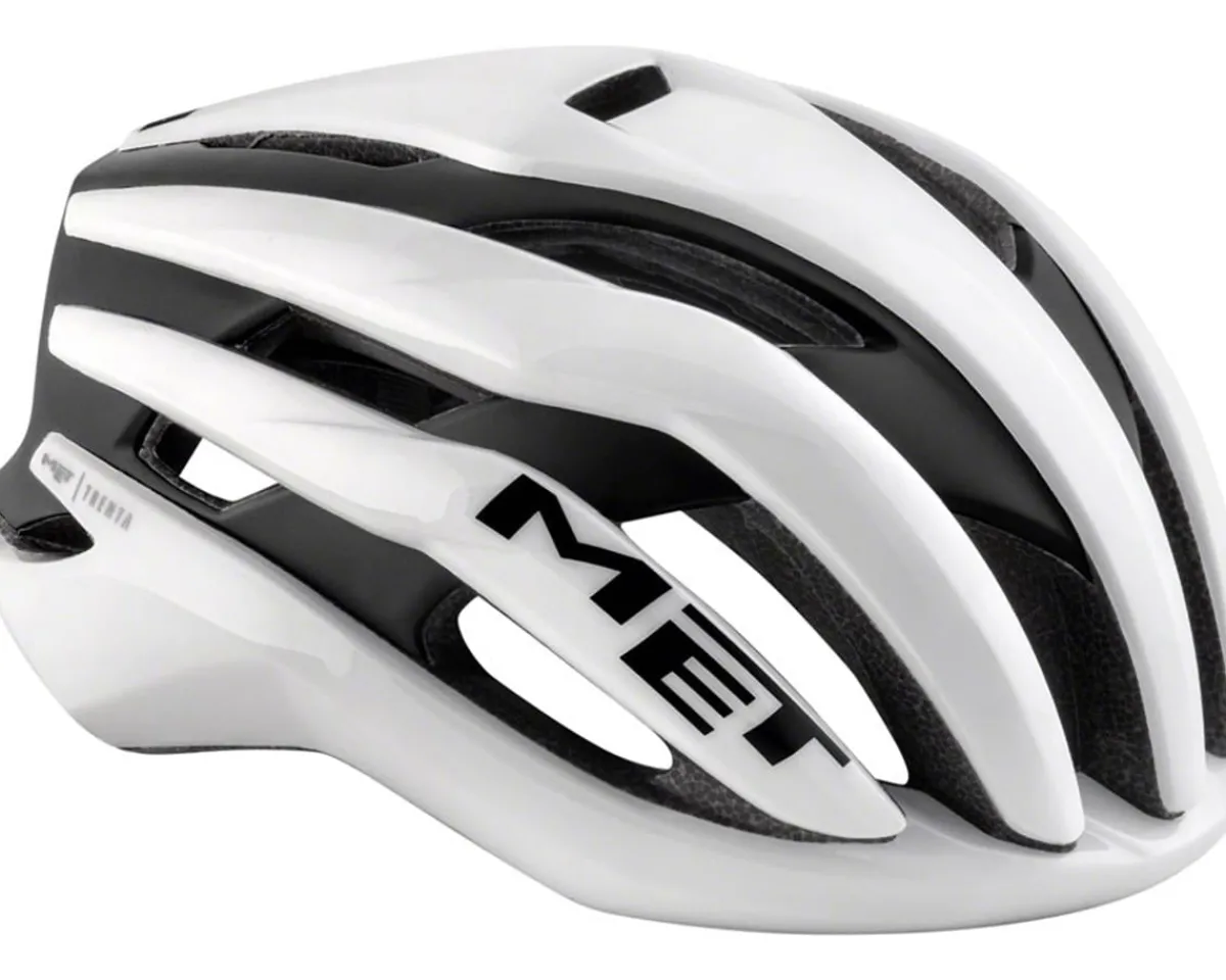 Met Helmets|Helmets|Trenta MIPS Road Hel (Gloss White/Matte Black) (S)
