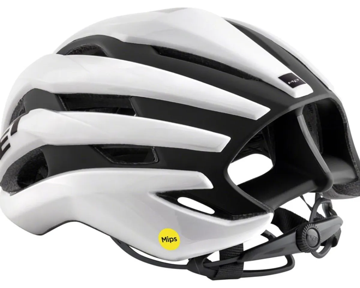 Met Helmets|Helmets|Trenta MIPS Road Hel (Gloss White/Matte Black) (S)