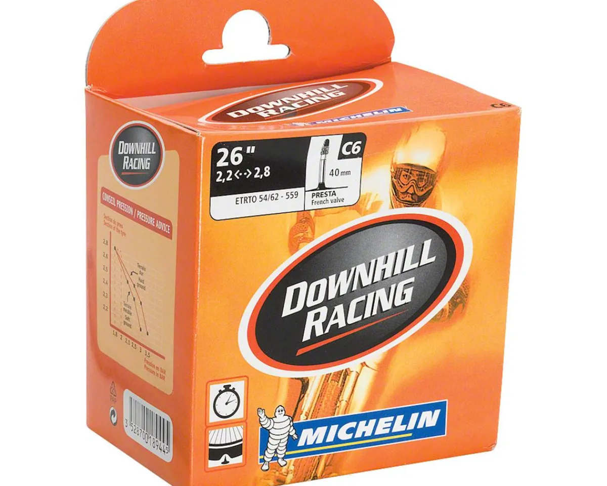 Michelin Tubes|26" AirComp Downhill Inner Tube (Presta) (2.2 - 2.8") (40mm)