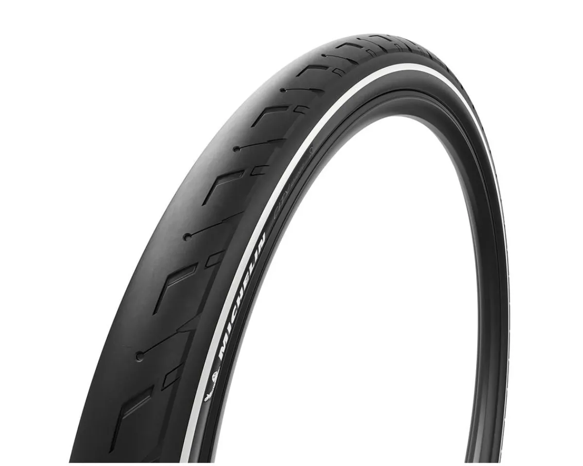 Michelin E-Bike Parts|Tires|City Street Road Tire (Black) (Performance Line) (27.5") (2.4") (Wire) (MAGI-X)