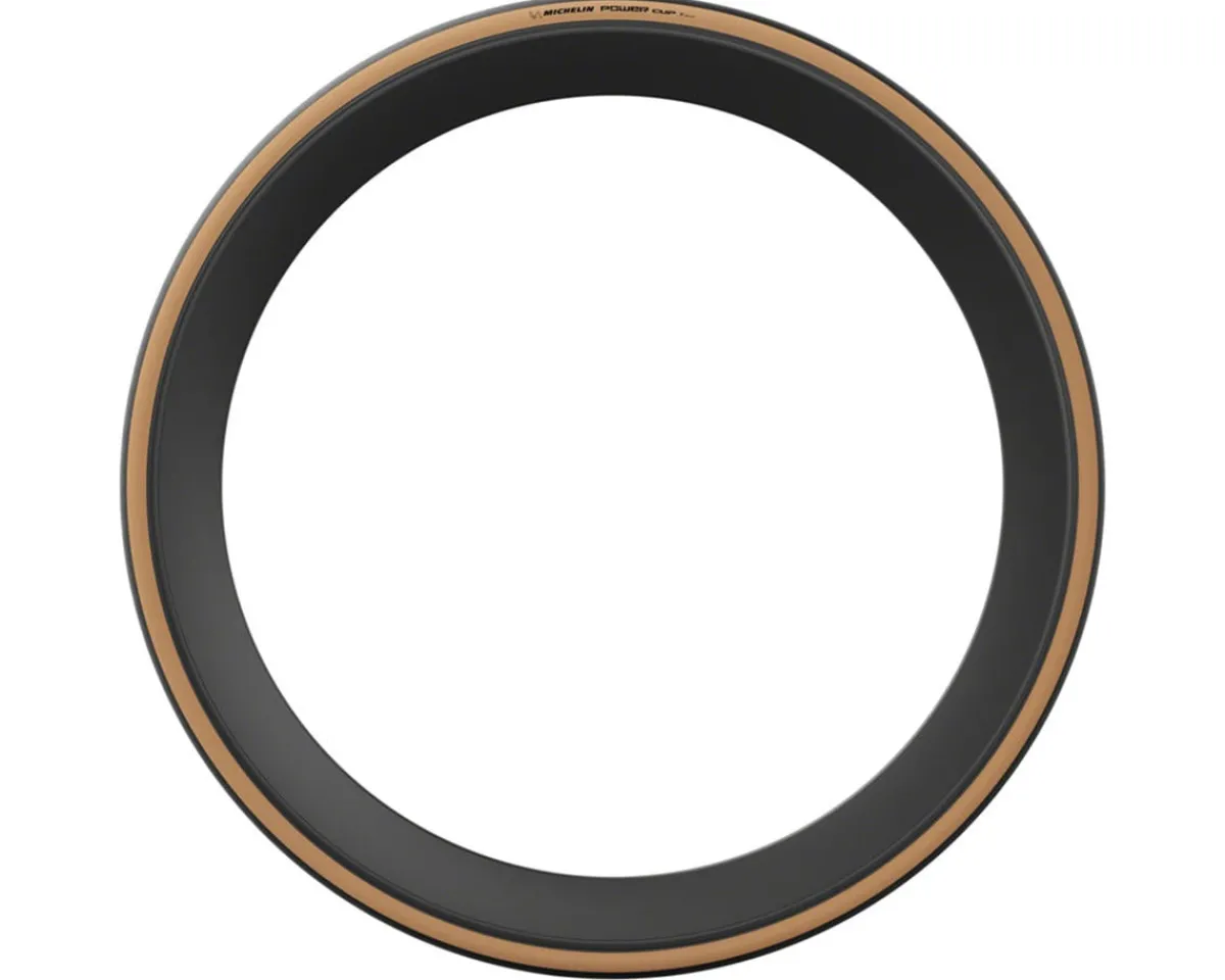 Michelin Tires|Holiday Shopping|Power Cup Classic TLR Road Tire (Tan Wall) (700c) (28mm) (Gum-X/Shield)