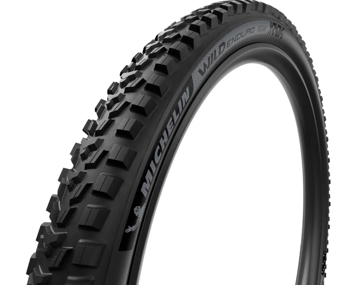 Michelin Tires|Wild Enduro Rear Racing Mountain Tire (Black) (Tubeless) (29") (2.4") (DARK Logo)