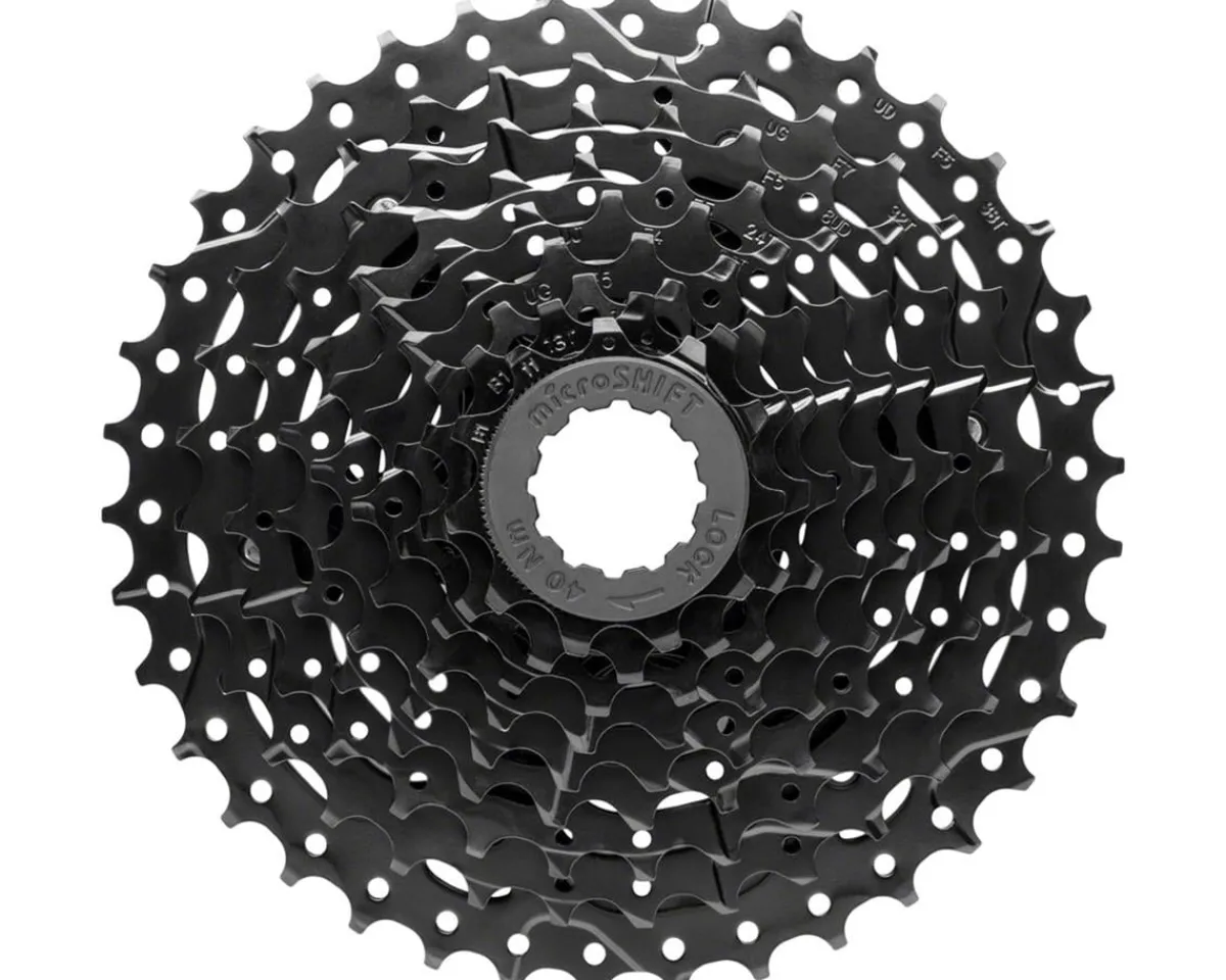 Microshift Cassettes|ADVENT Super Short Cassette (Black) (9 Speed) (Shimano HG) (11-38T)
