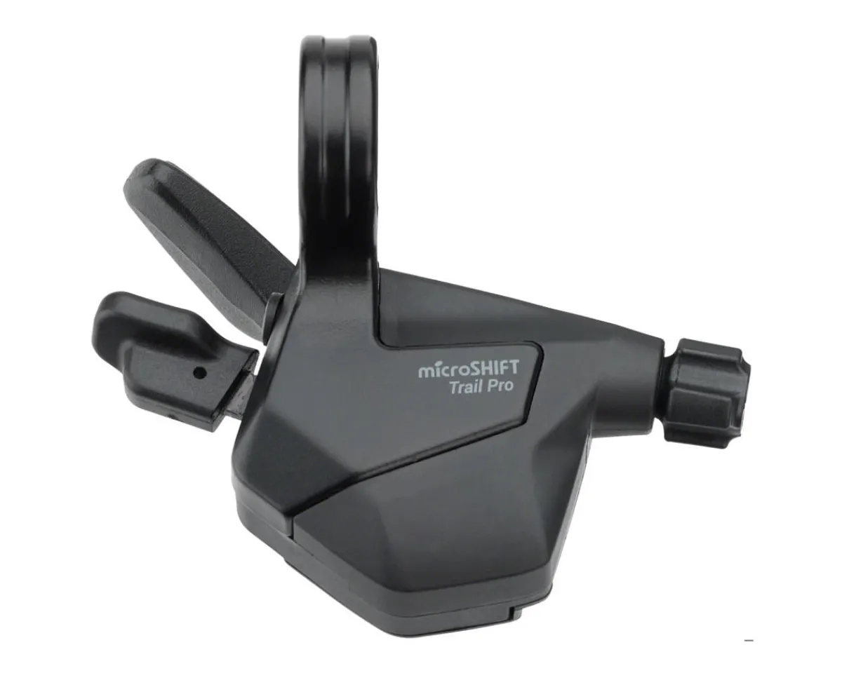 Microshift Shifters|ADVENT Trail Trigger Pro Shifter (Black) (Right) (Single-Click/E-Bike) (1 x 9 Speed)