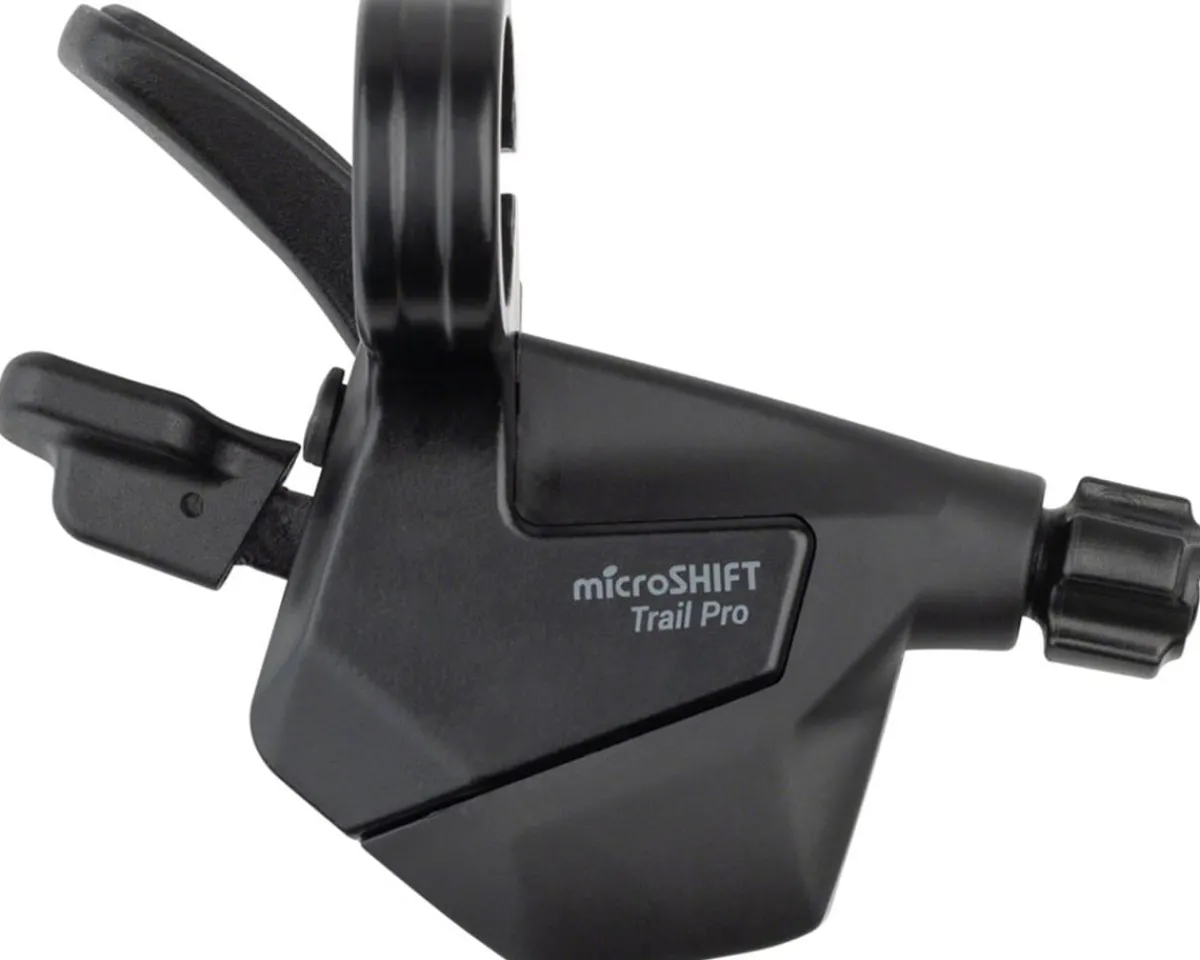 Microshift Shifters|ADVENT X Trail Trigger Pro E-Bike Shifter (Black) (Right) (Single-Click/E-Bike) (1 x 10 Speed)