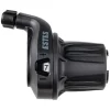 Microshift Shifters|Estes Light Action Twist Shifter (Black) (w/ Optical Gear Indicator) (Right) (7 Speed) (For 1x)