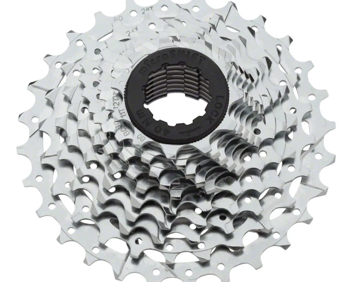 Microshift Cassettes|H10 Cassette (Silver) (10 Speed) (Shimano HG) (11-25T)