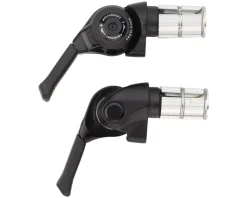 Microshift Shifters|Mountain Bar End Shifter Set (Black) (Pair) (2/3 x 10 Speed) (Shimano Compatible)