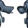 Microshift Brakes|Shifters|R7 Drop Bar Shifter Set (Black) (2 x 7 Speed) (Pair) (Shimano Compatible)