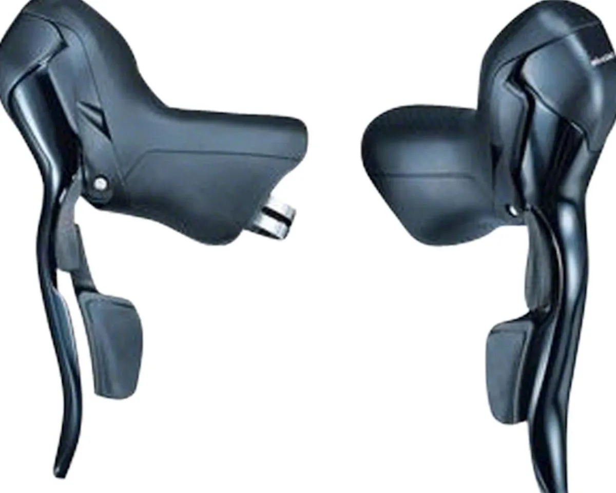 Microshift Brakes|Shifters|R7 Drop Bar Shifter Set (Black) (2 x 7 Speed) (Pair) (Shimano Compatible)
