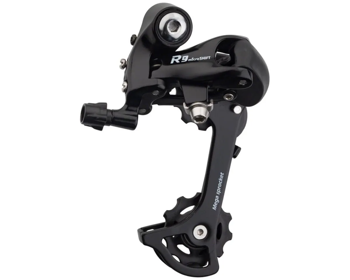Microshift Derailleurs & Parts|R9 R43M Road Rear Derailleur (Black) (9 Speed) (Medium Cage) (Shimano Compatible)