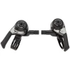 Microshift Shifters|SL-M10/M11 Thumb Shifters (Black) (Pair) (2/3 x 10 Speed) (Shimano Compatible)