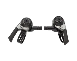 Microshift Shifters|SL-M10/M11 Thumb Shifters (Black) (Pair) (2/3 x 10 Speed) (Shimano Compatible)