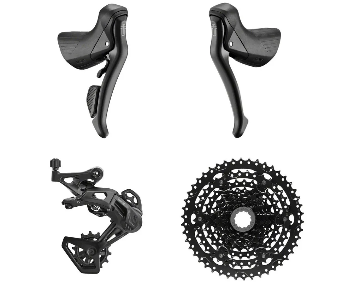 Microshift Groupsets|Sword Black 1x Groupset (1 x 9 Speed) (11-46T)