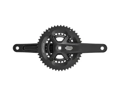 Microshift Cranksets & Parts|Sword Black 2x Wide Crankset (Black) (2 x 9-Speed) (Square Taper) (165mm) (46/29T)