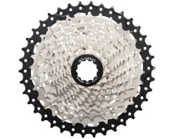 Microshift Cassettes|Sword H-Series Cassette (Satin Nickel) (10 Speed) (Shimano HG) (11-38T) (Full Steel Construction)