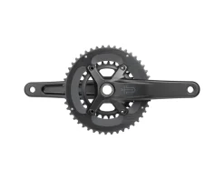 Microshift Cranksets & Parts|Sword 2x Crankset (Black) (10 Speed) (24mm Spindle) (165mm) (46/29T)