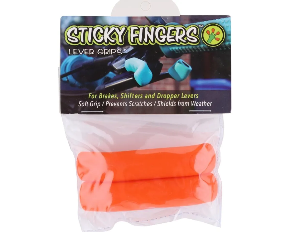 Miles Wide Brakes|Sticky Fingers 2.0 Brake Lever Covers (Orange)