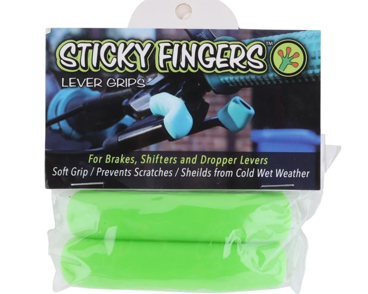 Miles Wide Brakes|Sticky Fingers 2.0 Brake Lever Covers (Green)