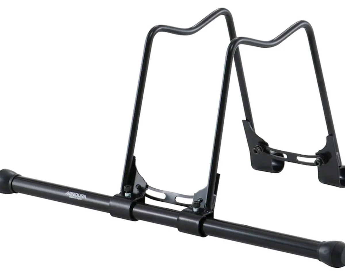 Minoura Vehicle Bike Racks|DS-151 Connect Rack Hoop Stand (Black) (For Road or Mountain Bikes)