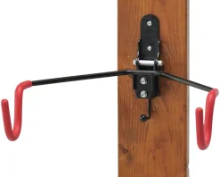 Minoura Vehicle Bike Racks|Wall Mounted Bike Rack (Black/Red) (1 Bike)