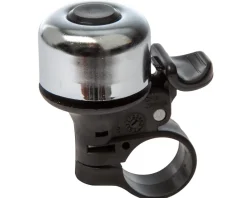 Mirrycle Mounts & Handlebar Accessories|Incredibell Brass Solo Bicycle Bell (Silver)