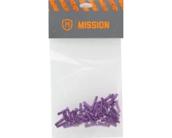 Mission Wheels & Parts|14G Alloy Nipples (Purple) (Bag of 40)