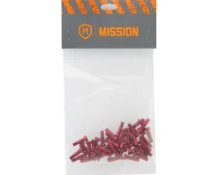 Mission Wheels & Parts|14G Alloy Nipples (Red) (Bag of 40)