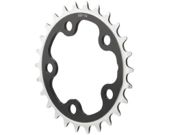 MSW Chainrings & Accessories|Dimension Chainrings (Black/Silver) (3 x 8/9/10 Speed) (Inner) (74mm BCD) (24T)