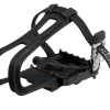 MSW Pedals & Cleats|Dimension Compe Combo Pedal & Toe Clip Set (Black) (9/16") (Plastic)