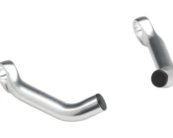 MSW Handlebars|Dimension Forged Bar Ends (Silver) (Short)