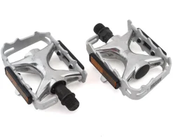 MSW Pedals & Cleats|Dimension Mountain Compe Pedals (Silver/Silver)