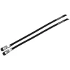MSW Pedals & Cleats|Dimension Nylon 440mm Pro Toe Straps (Black) (Pair)