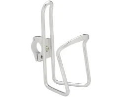 MSW Bottle Cages & Mounts|Dimension Water Bottle Cage (Silver) (w/ Adjustable Handlebar Clamp)